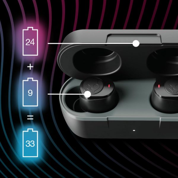 Skullcandy Jib True 2 In-Ear Wireless Earbuds, 32 Hr Battery, Microphone, Works with iPhone Android and Bluetooth Devices - Black - Image 5